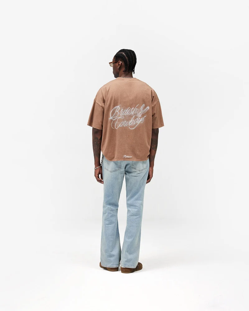 British Cowboys T-Shirt - Dusty Brown