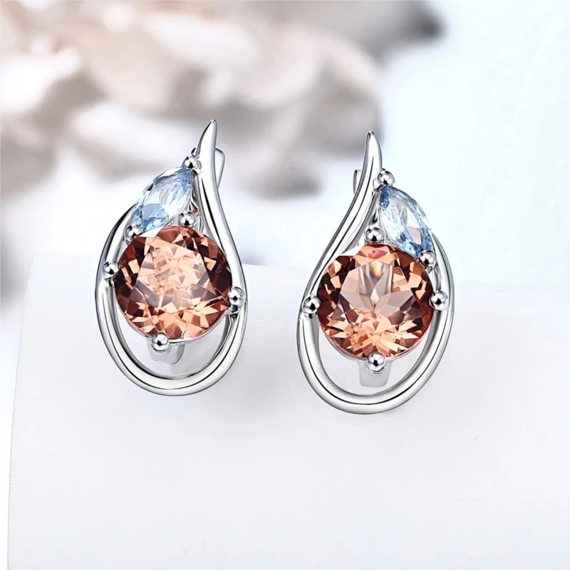 Zultanite stud earrings in sterling silver