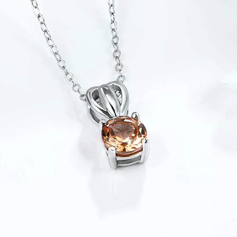 Zultanite necklace round pendant color changing