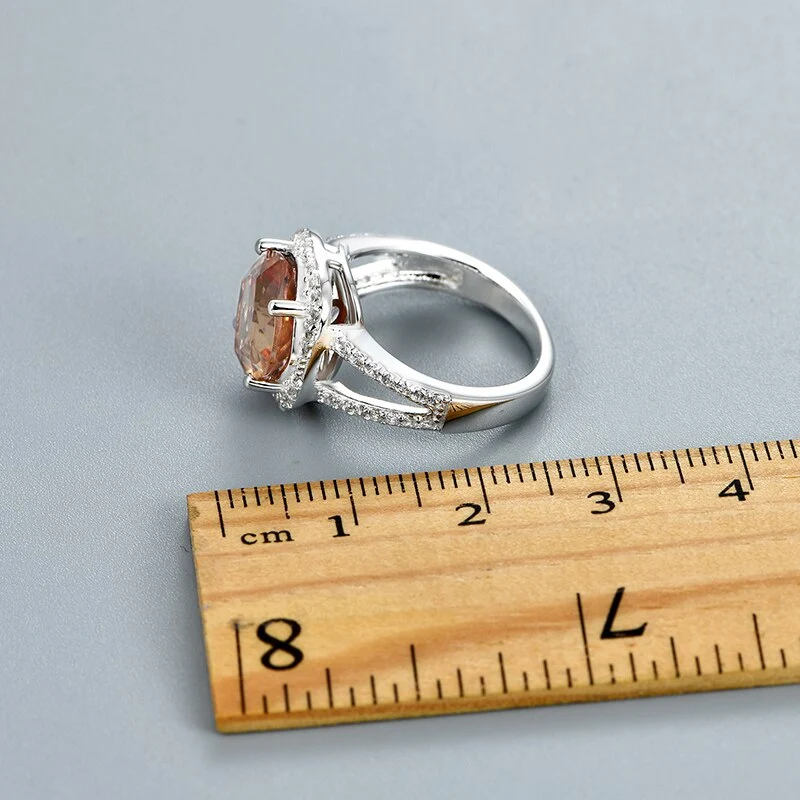 Zultanite ring art deco style color changing