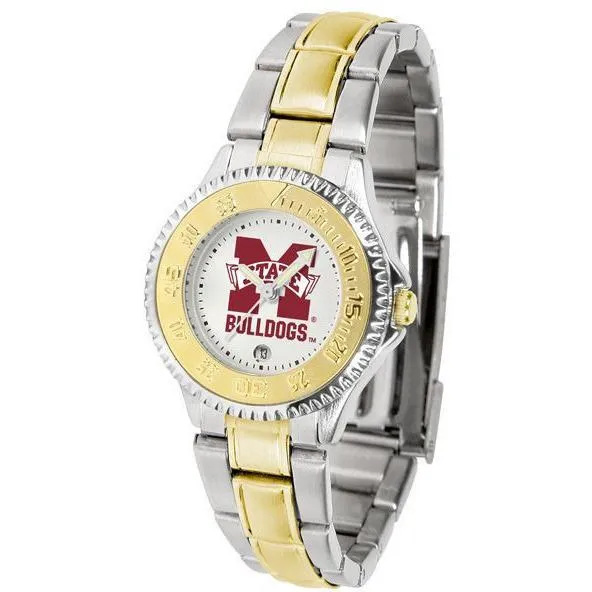 Mississippi State Bulldogs Ladies Competitor Two-Tone Band Watch
