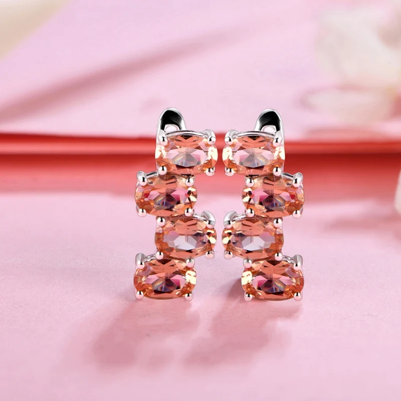 Zultanite earrings with a modern and luxurious design