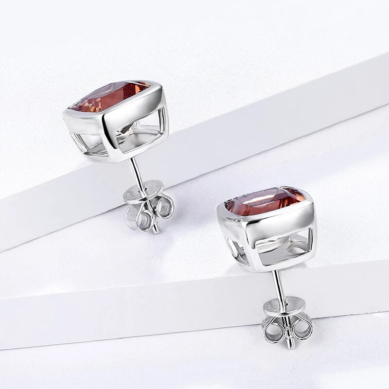Zultanite stud earrings cushion cut