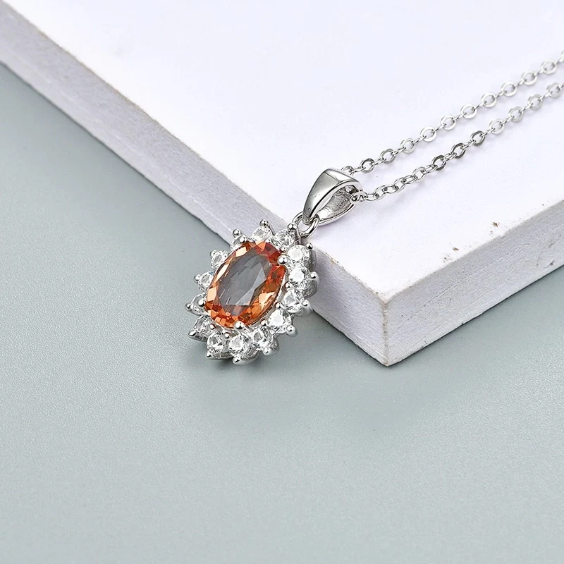 Diaspore necklace vintage style