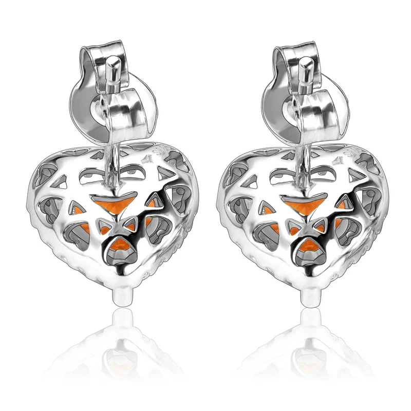 Zultanite earrings heart shape color change