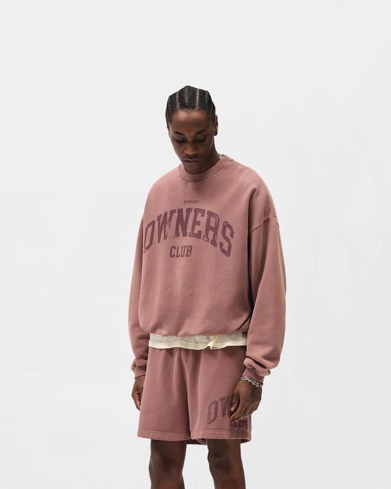 Represent Owners Club Sweater - Smoked Rose