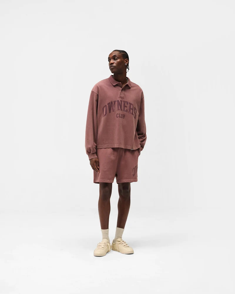 Represent Owners Club Rugby Polo - Smoked Rose