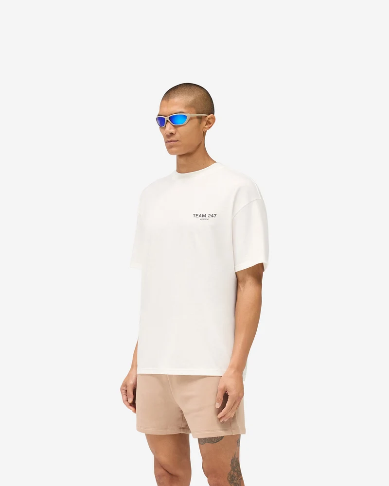 Team 247 Oversized T-Shirt - Flat White