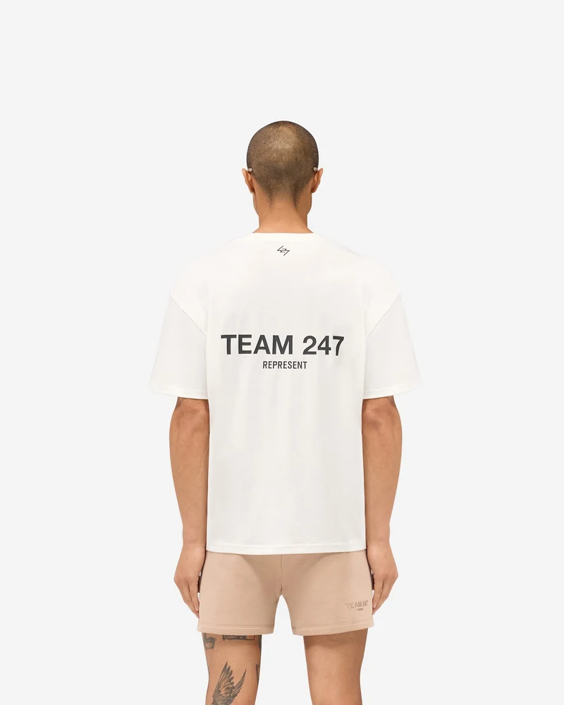 Team 247 Oversized T-Shirt - Flat White