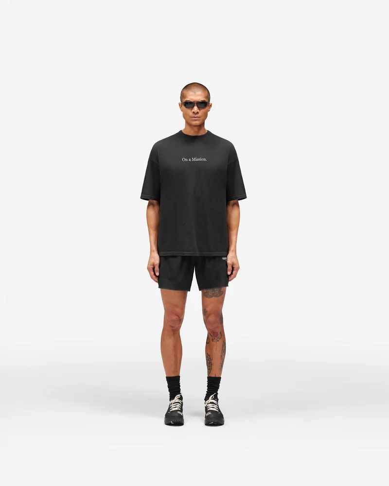 247 On A Mission T-Shirt - Jet Black