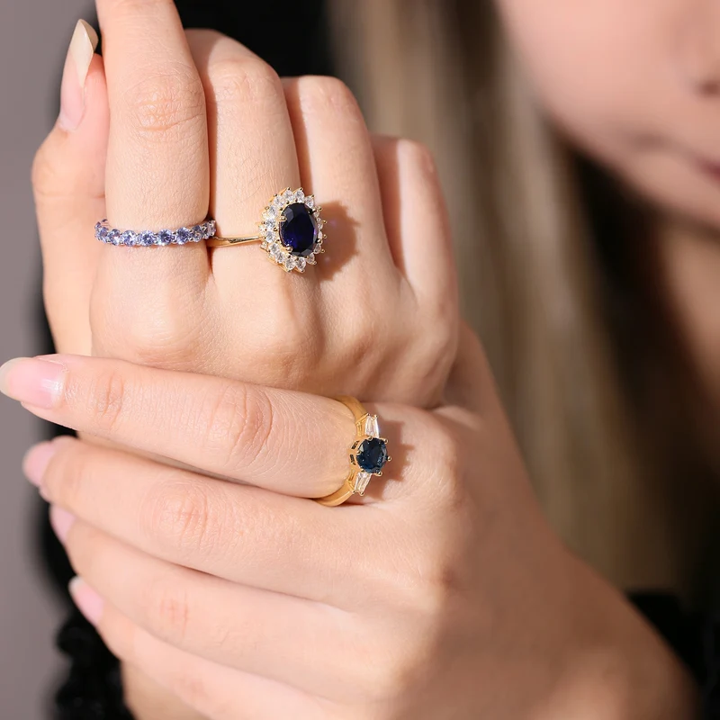 Princess Diana sapphire ring Princess Diana replica ring