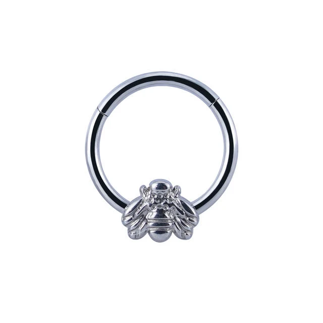 Cute and pretty septum rings with a bee 16 gauge