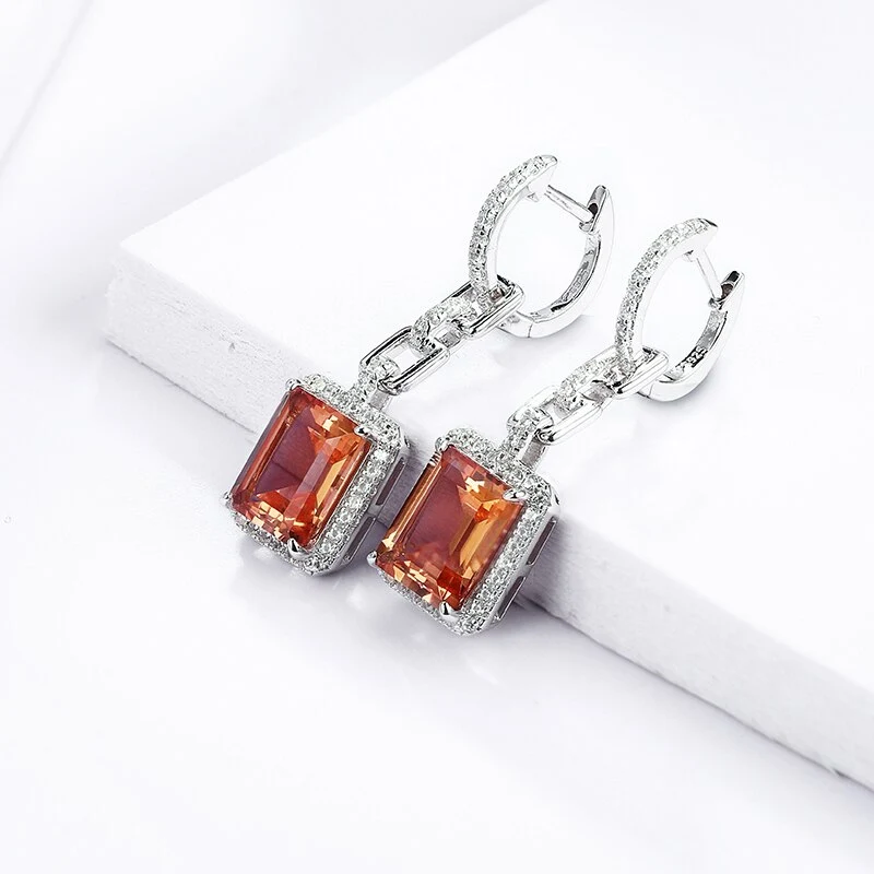Zultanite earrings art deco