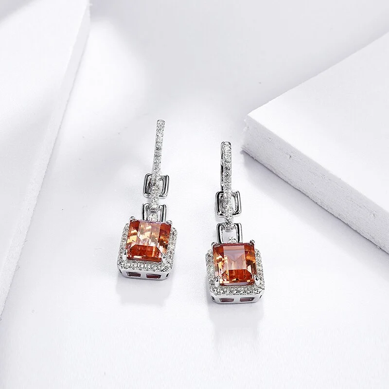 Zultanite earrings art deco