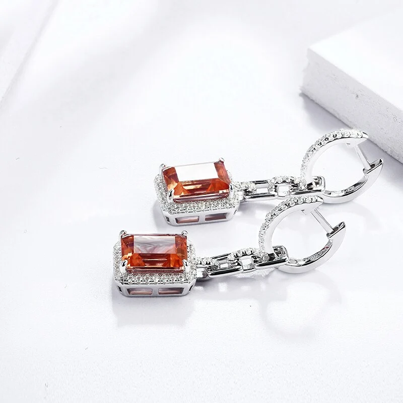 Zultanite earrings art deco