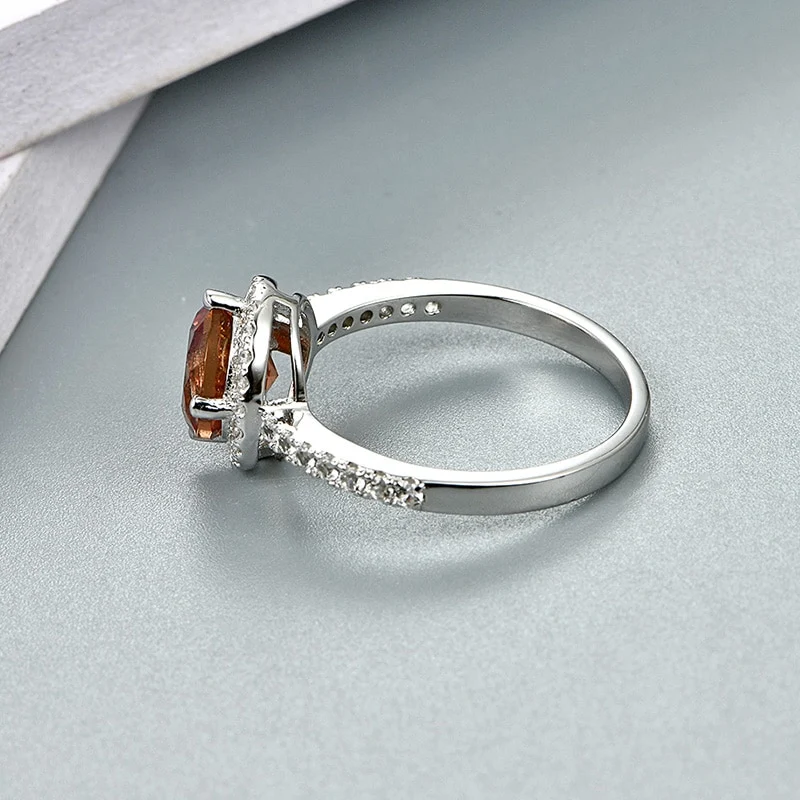 Zultanite engagement ring color changing