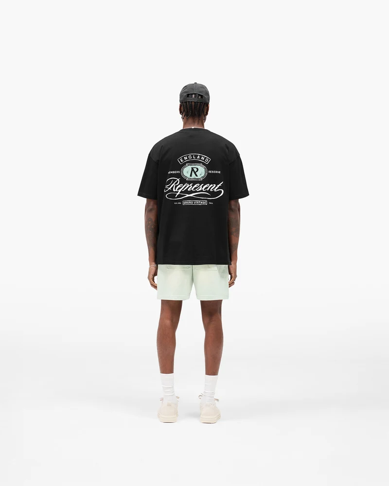 Grand Vintage Hand Drawn T-Shirt - Jet Black