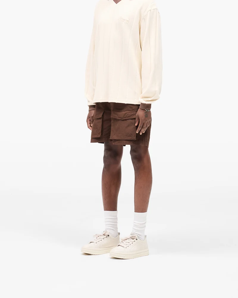 Front Pocket Cargo Short - Tobacco