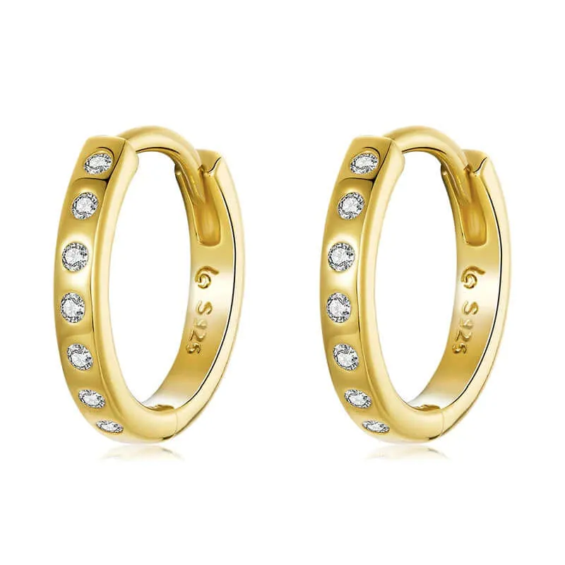 Classic huggie earrings