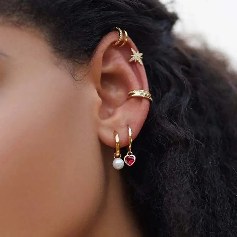 Star cuff earring