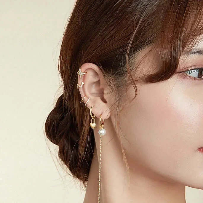 Star cuff earring