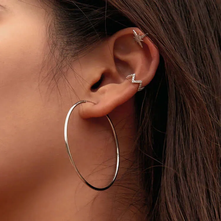 Star cuff earring
