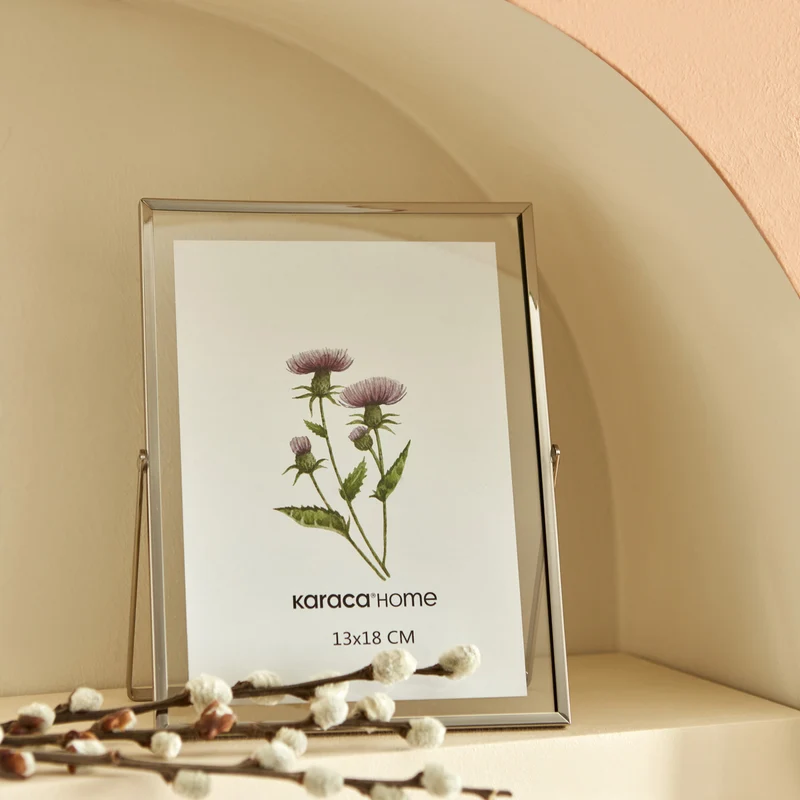 Karaca Home Magic Cadre photo Argent 15x20 cm