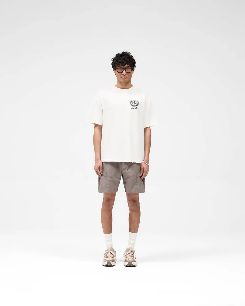 Crest T-Shirt - Flat White