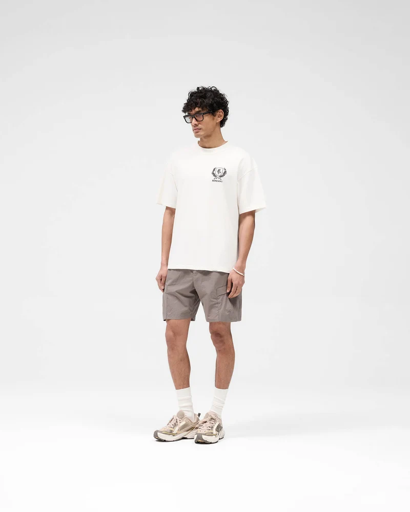 Crest T-Shirt - Flat White