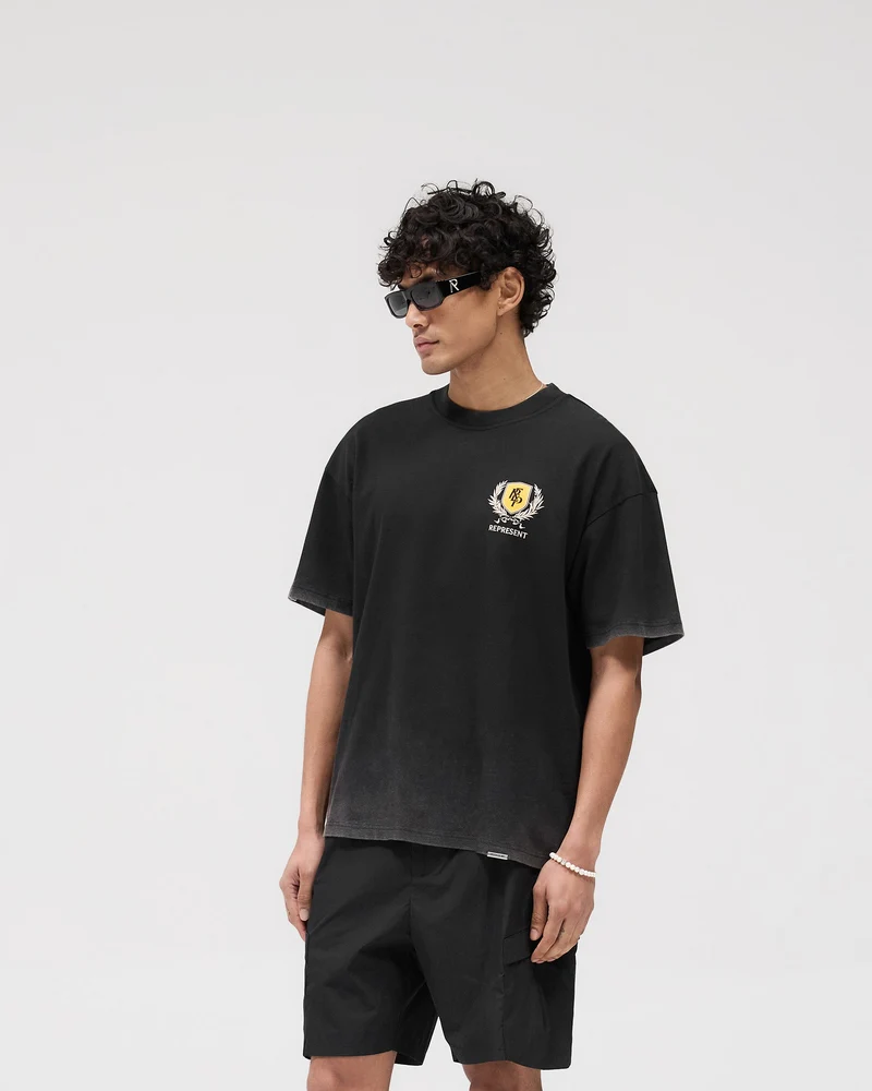 Crest T-Shirt - Vintage Black