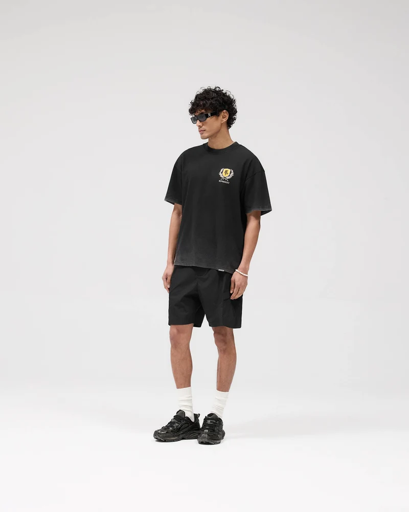 Crest T-Shirt - Vintage Black