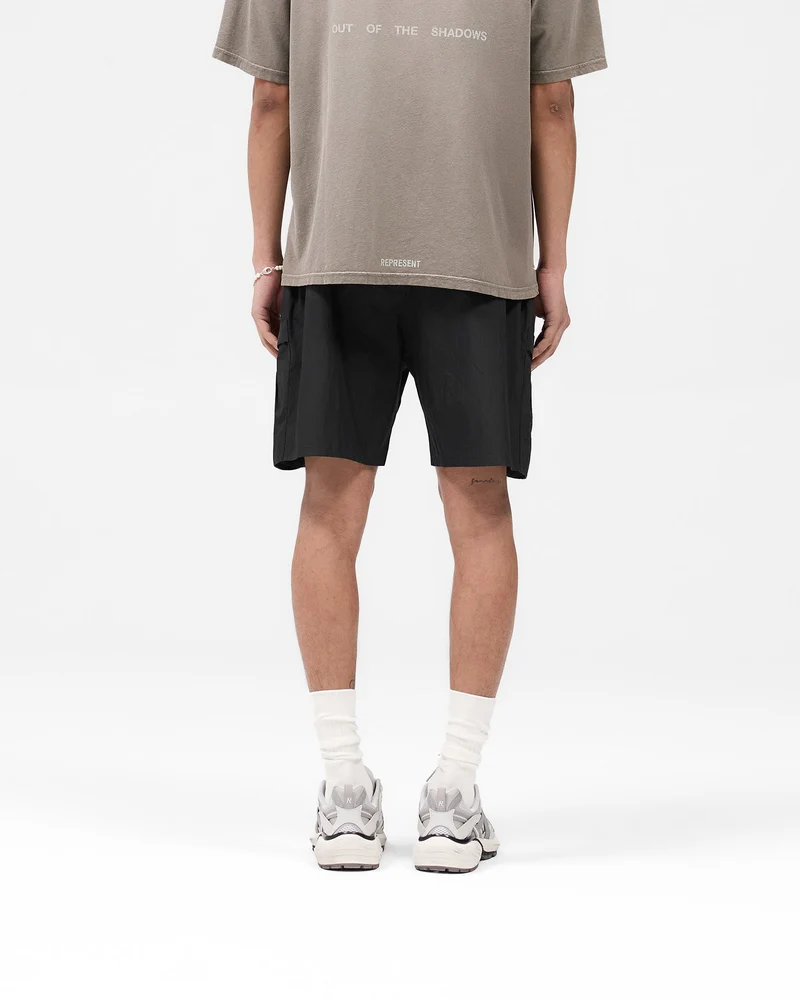 Tech Cargo Short - Jet Black