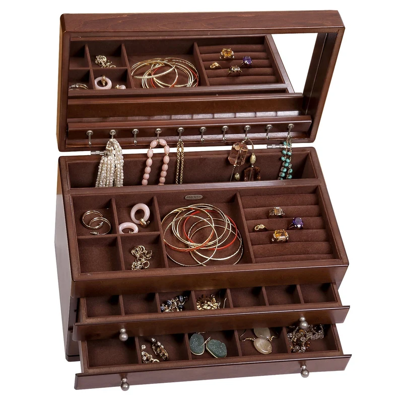Brigitte Wooden Jewelry Box