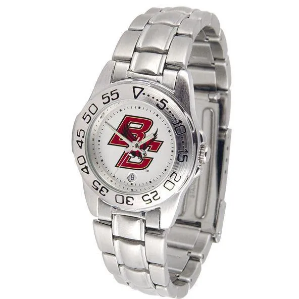 Boston College Eagles Ladies Steel Band Sports Watch