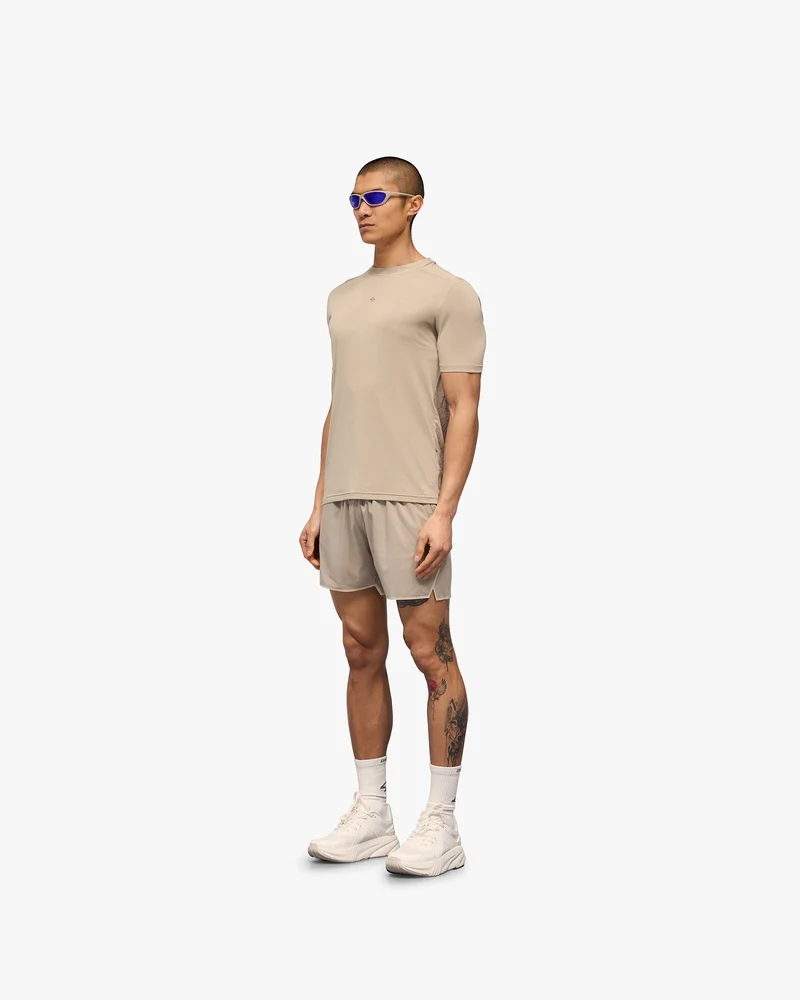 247 Contour Run T-Shirt - Pebble