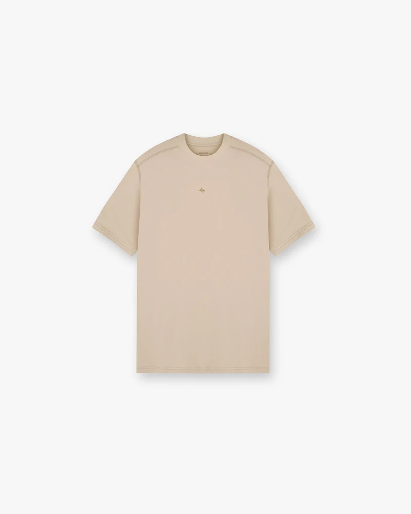 247 Contour Run T-Shirt - Pebble