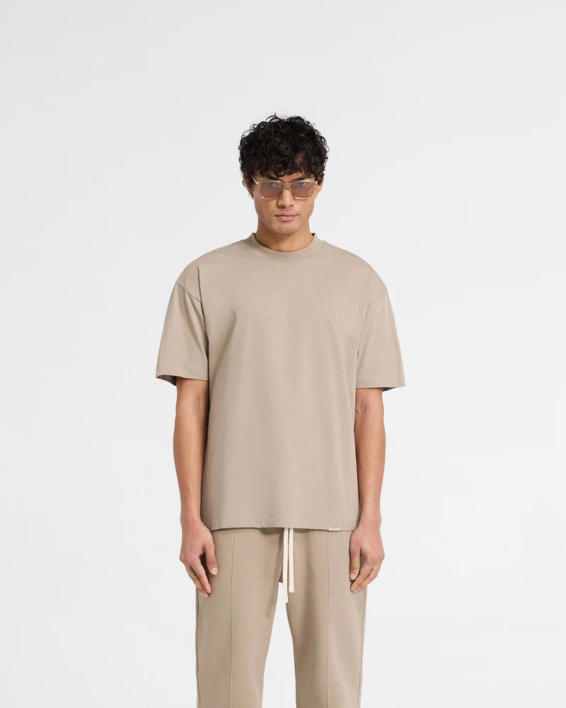 Initial Oversized T-Shirt - Dune