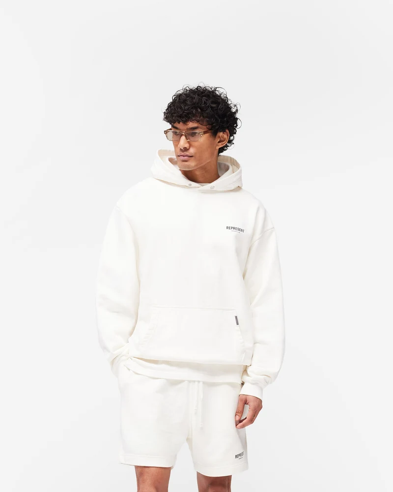 Represent Owners Club Hoodie - Flat White