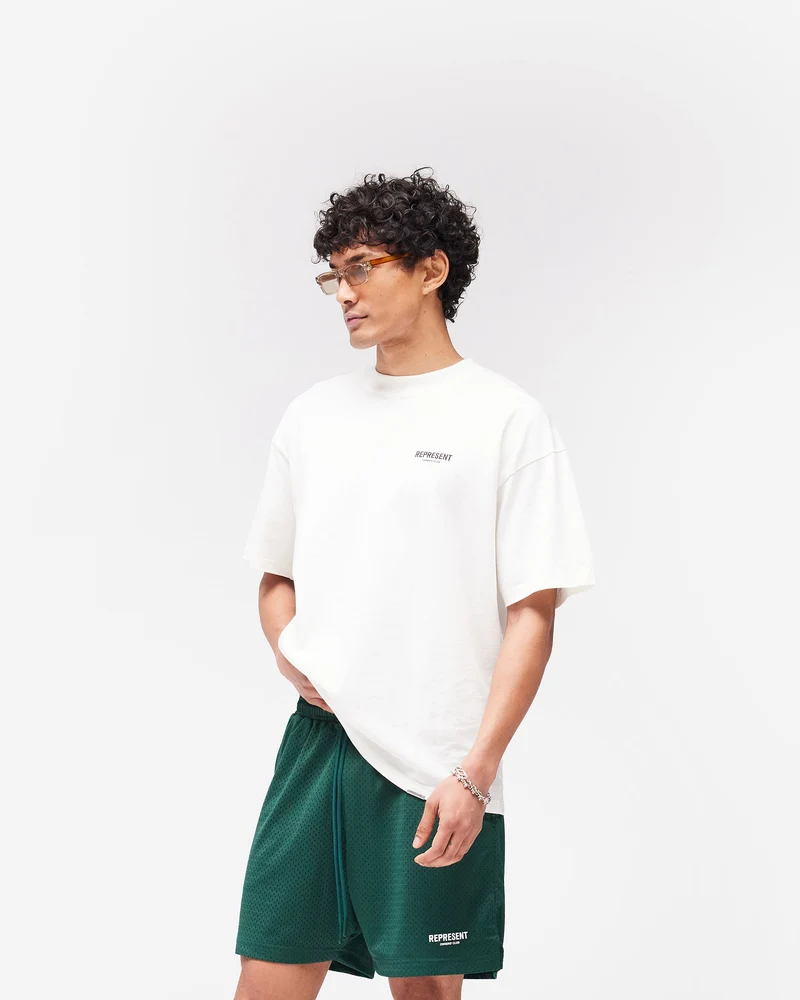 Represent Owners Club T-Shirt - Flat White