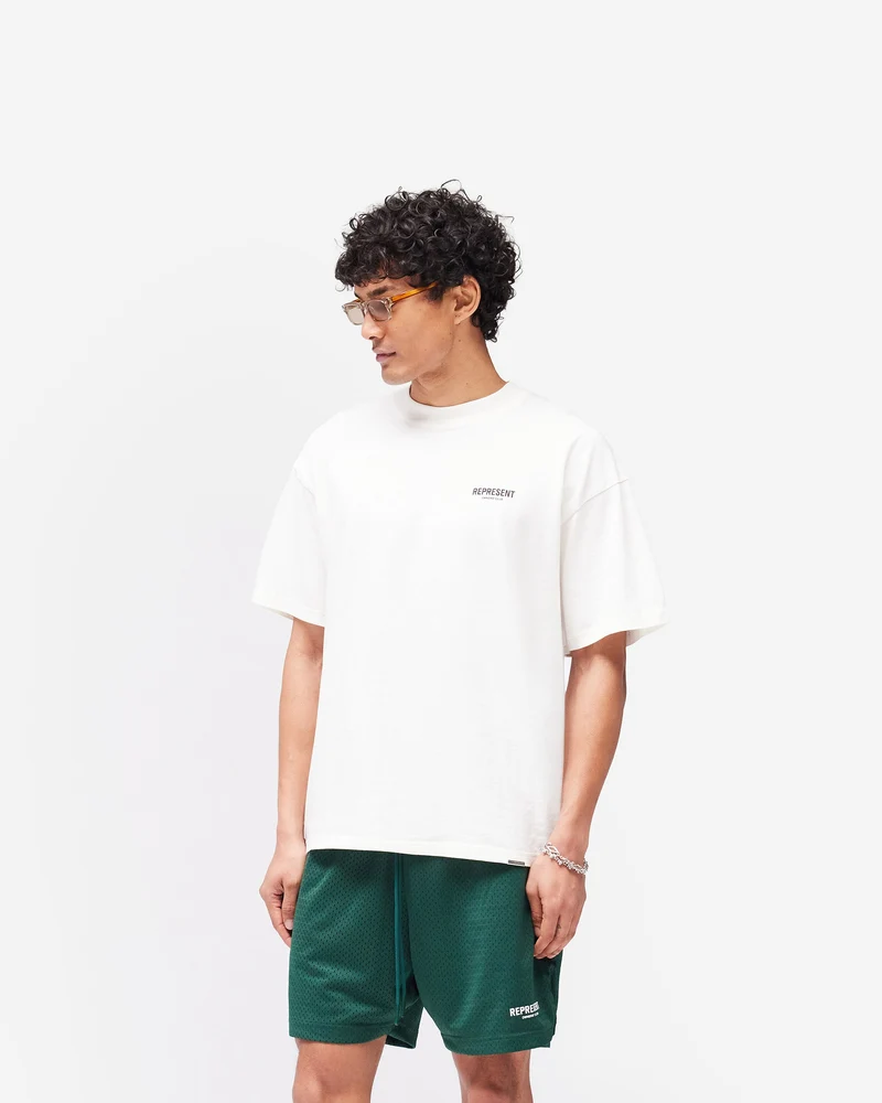 Represent Owners Club T-Shirt - Flat White