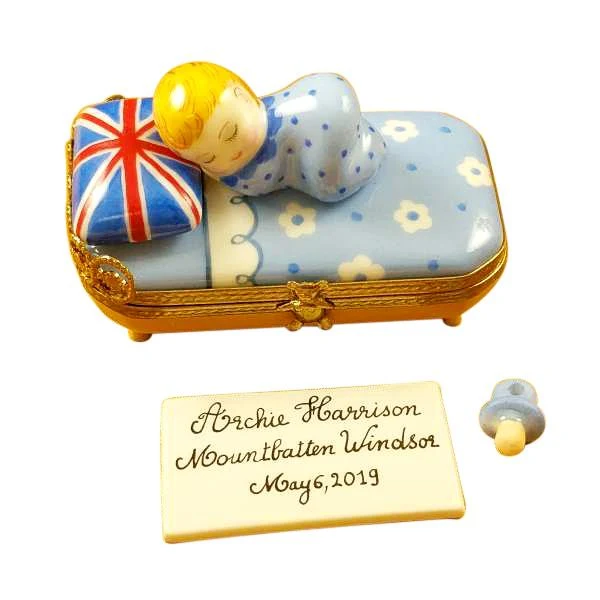 Archie Harrison Mountbatten-Windsor Limoges Box by Rochard™