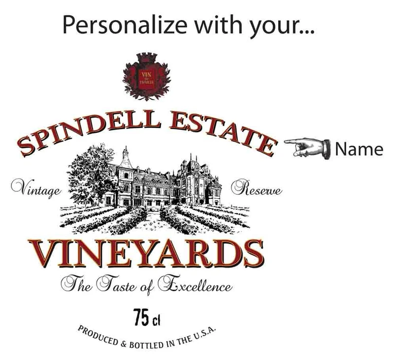 Vineyard Quarter Barrel Clock - Personalized