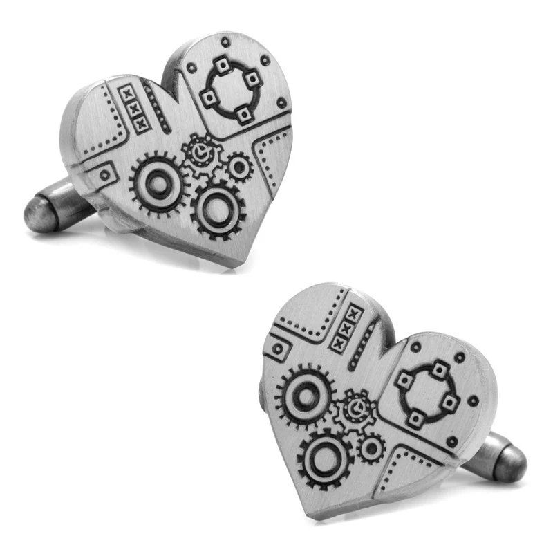 Steampunk Heart Cufflinks