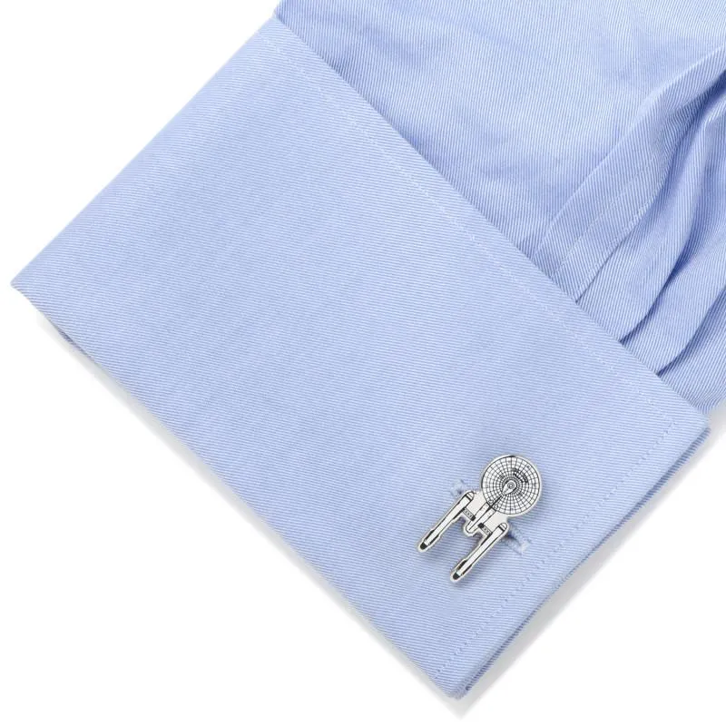Enterprise Blue Print Cufflinks