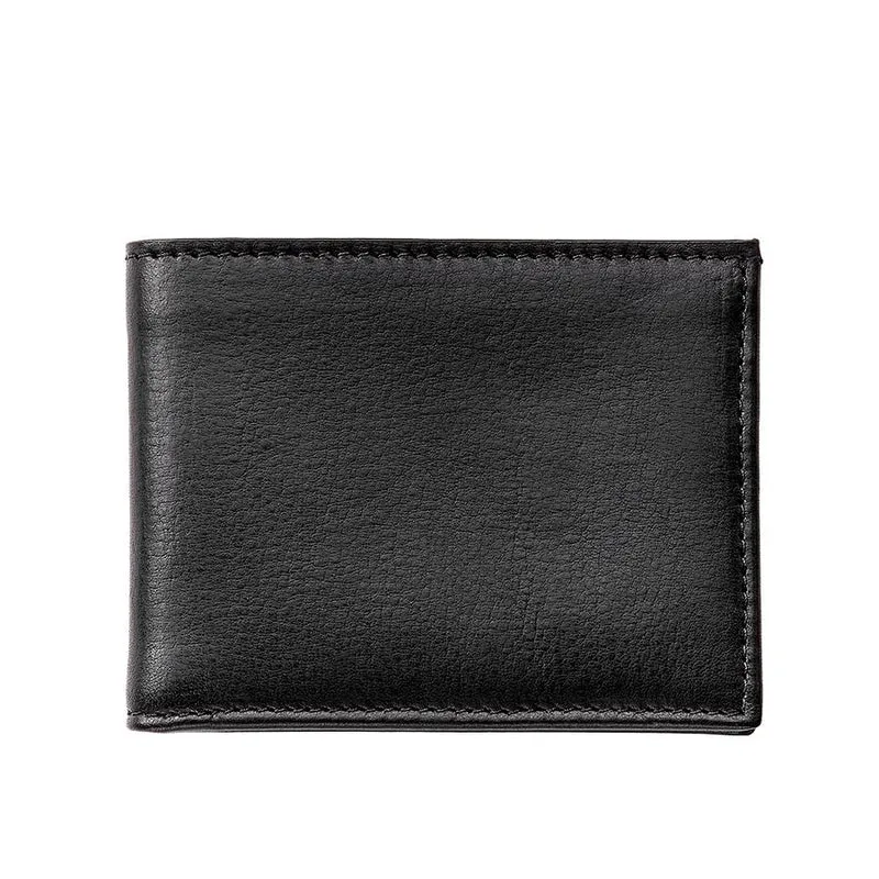 Black Money Clip - Vachetta Leather - Personalized