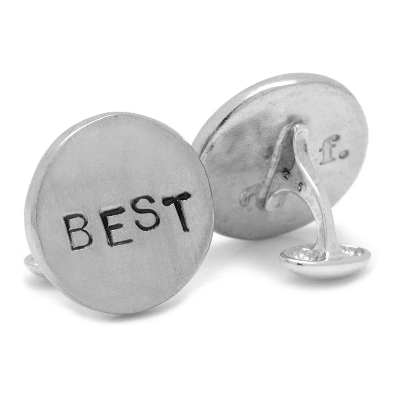 Pewter BEST MAN Cufflinks
