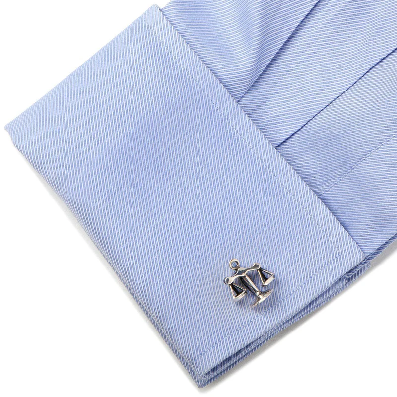 Moving Parts Scales of Justice Cufflinks