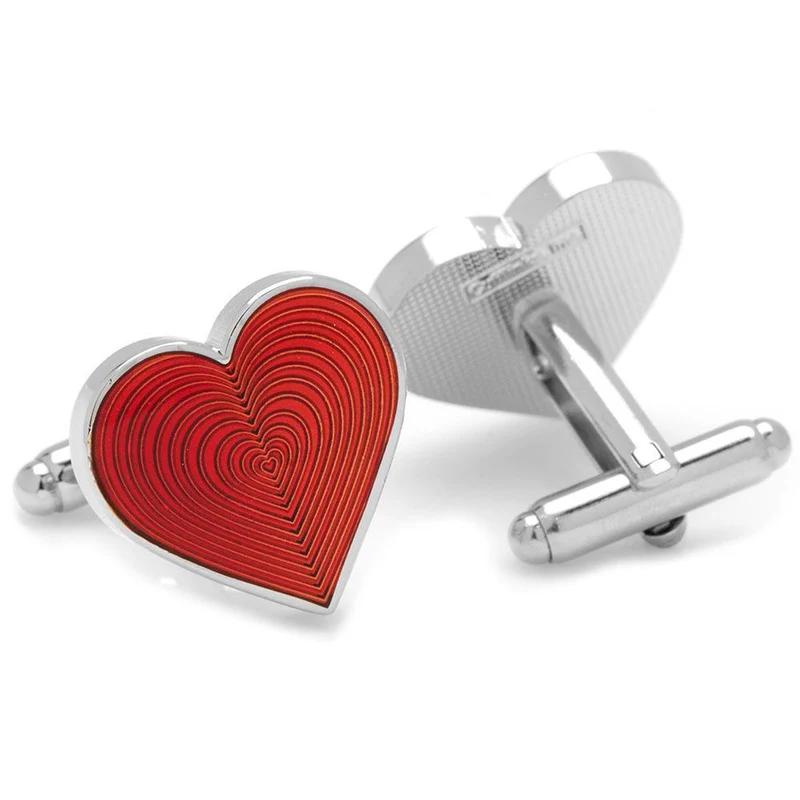 Red Heart Cufflinks