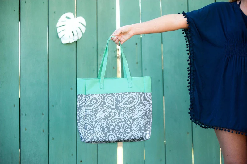 Parker Paisley Tote - Personalized