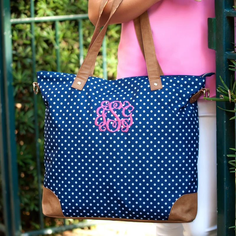 Charlie Dot Shoulder Bag - Personalized